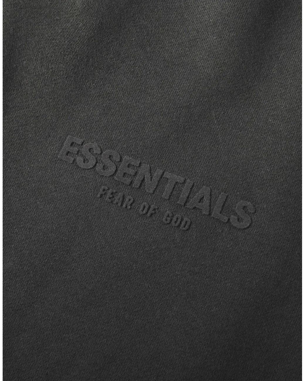 Fear Of God Black Essentials V Neck Sweatshirt Vest for men