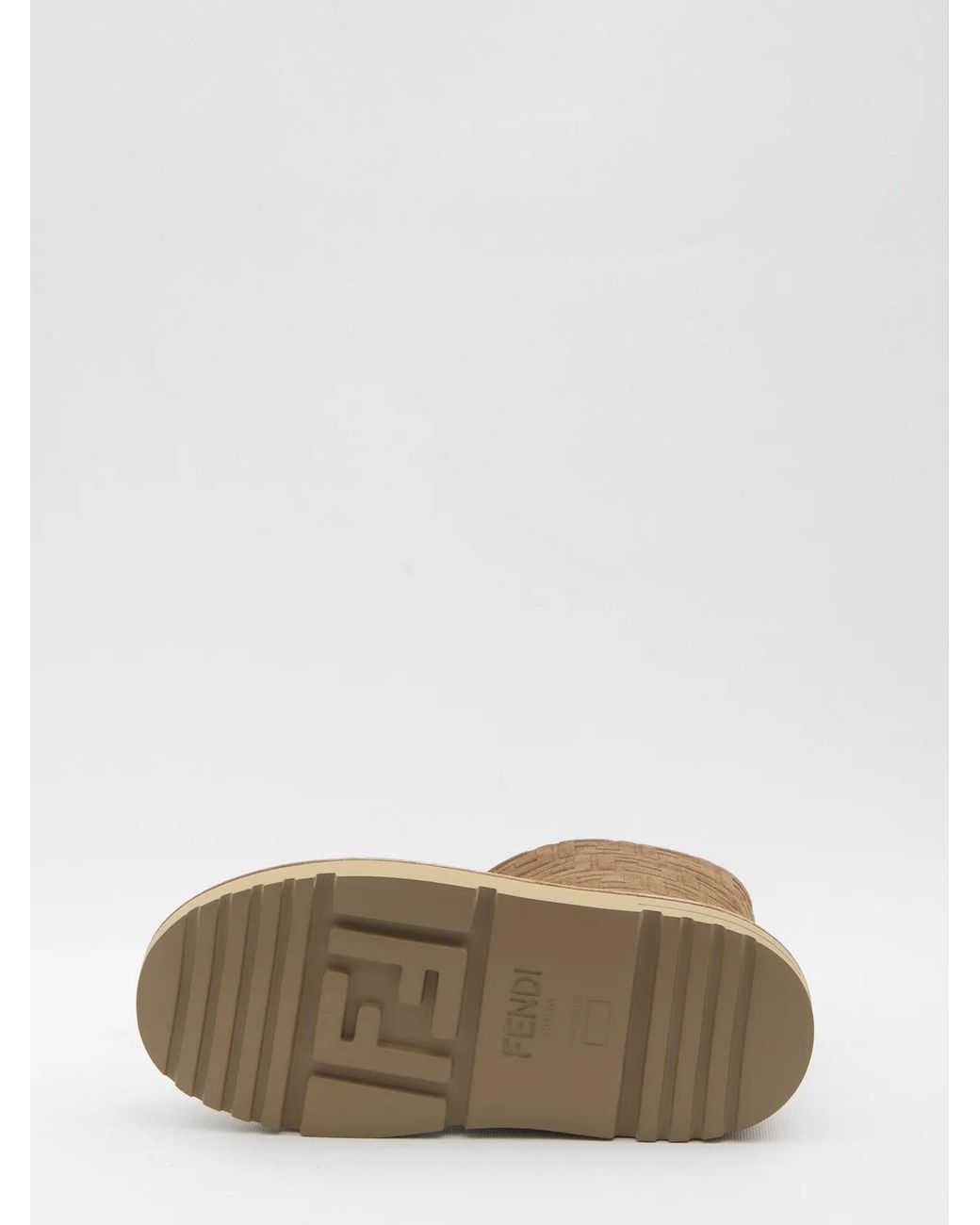 Fendi Brown Ff Boots for men