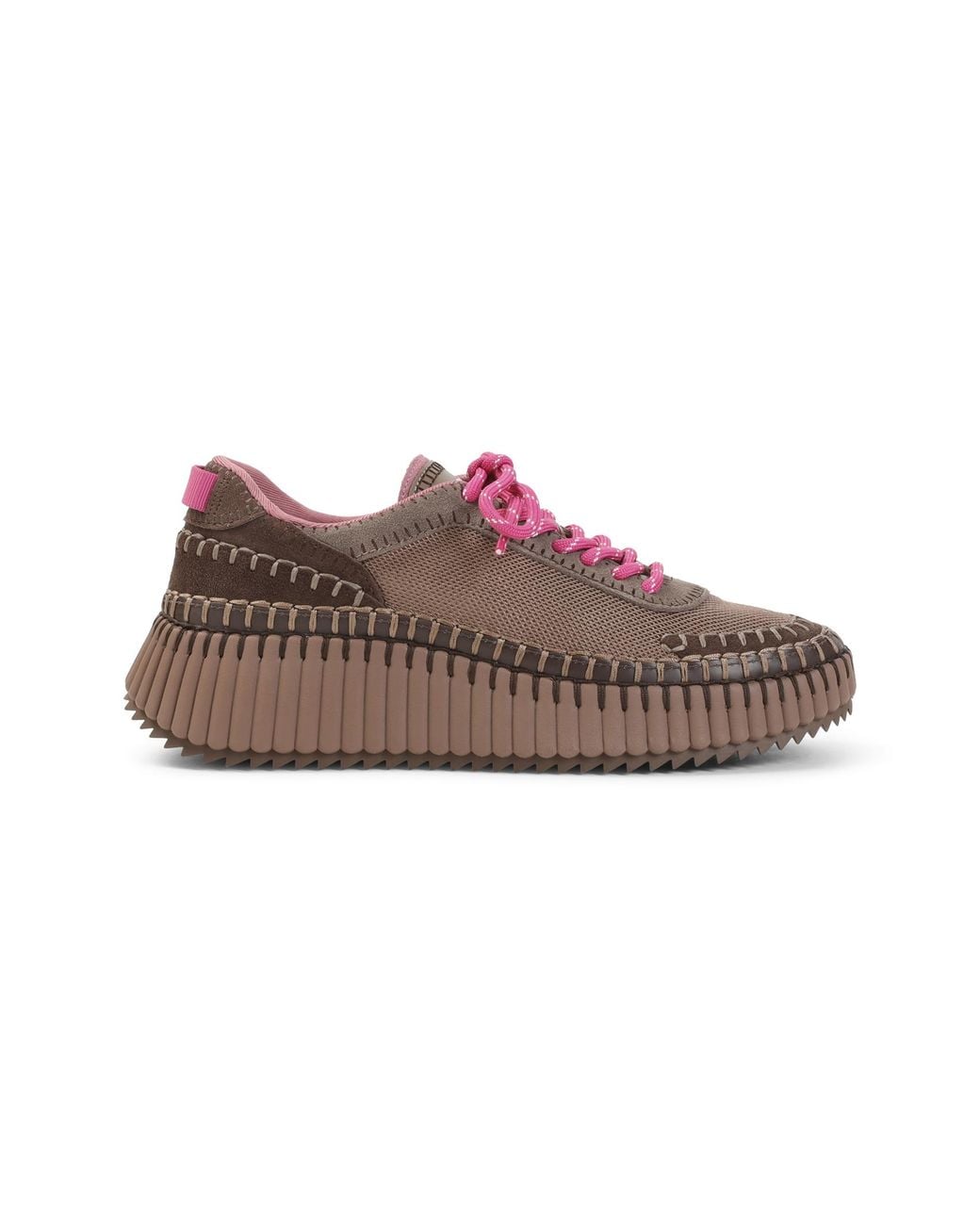 Chloé Brown Darkness Nama Sneakers