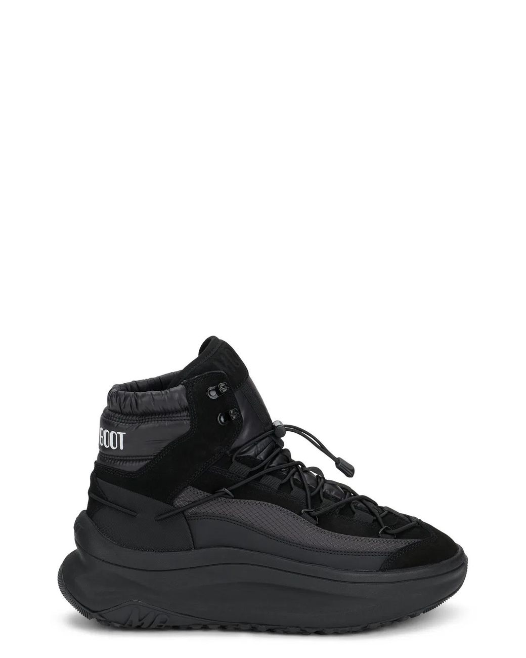 Moon Boot Black Sneaker Moon247 Xlace Mid