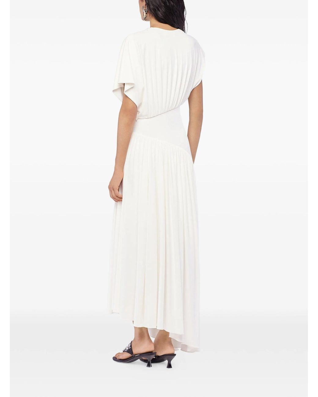 Rabanne White Ivory Viscose Polyamide Elastane Dress