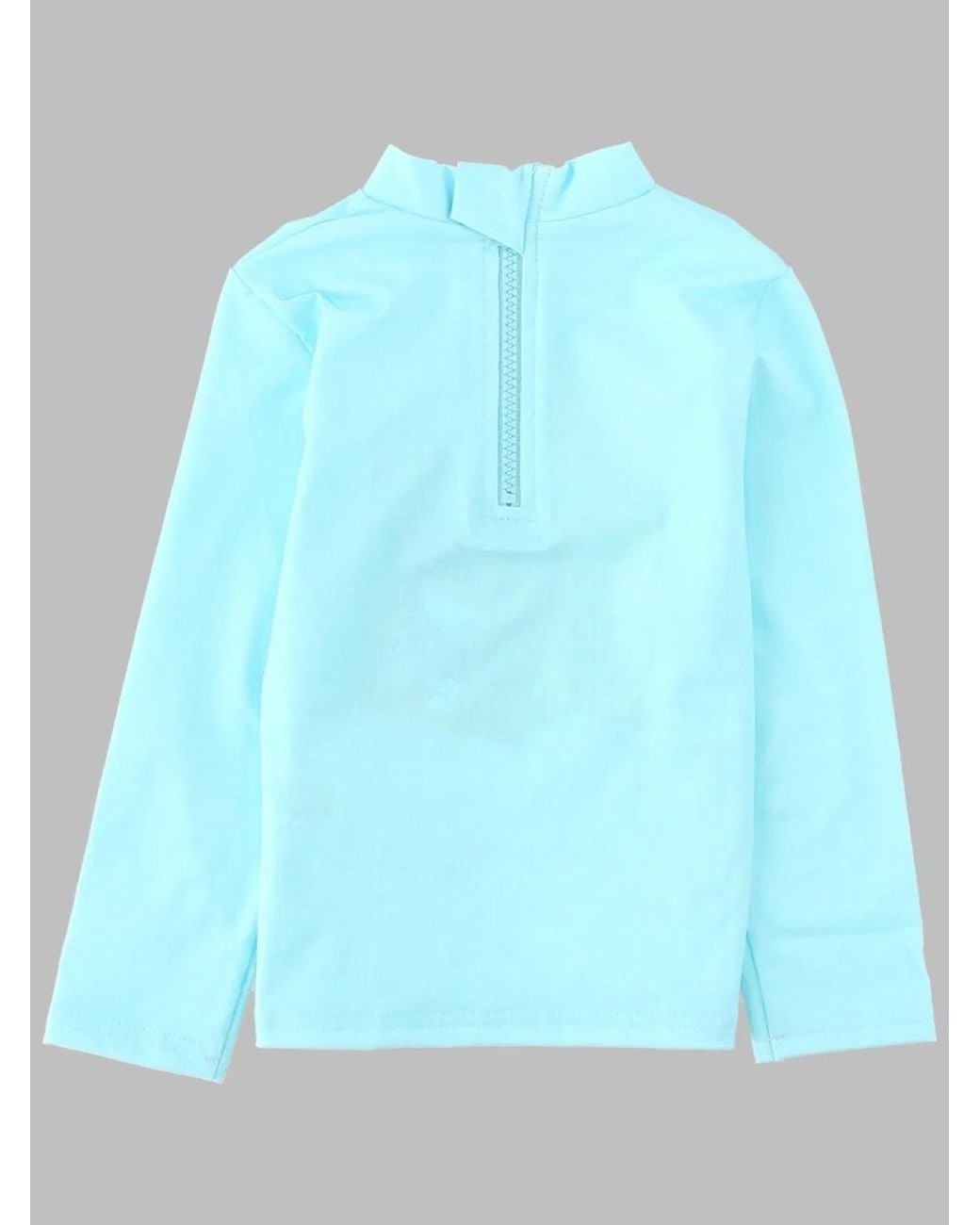 Mc2 Saint Barth Blue Mini Long Sleeve Uv Protection T-Shirt