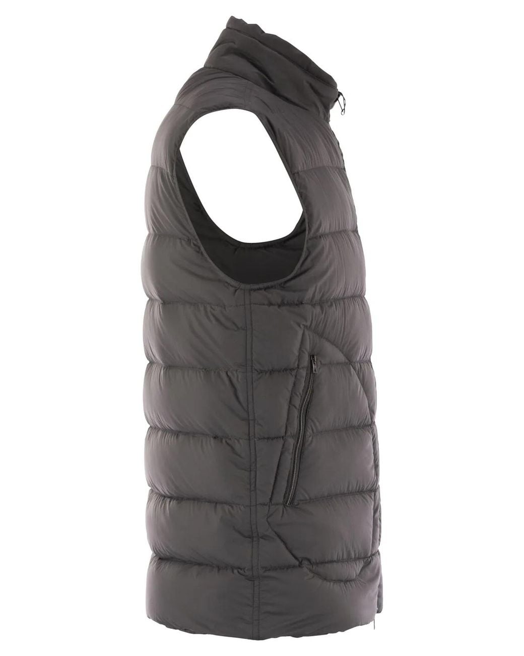 Herno Gray Down-Filled Waistcoat for men