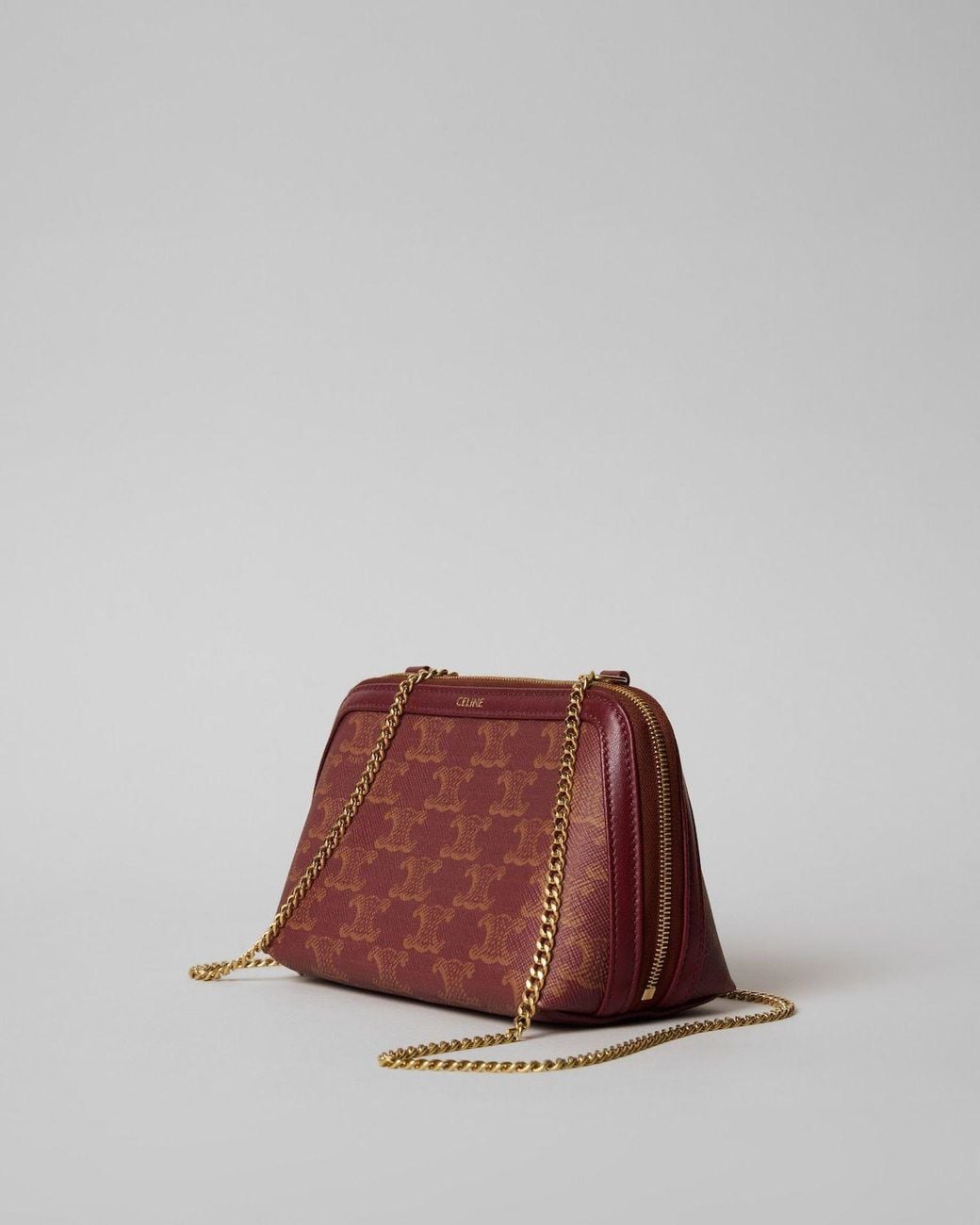 Céline Brown Clutch On Chain