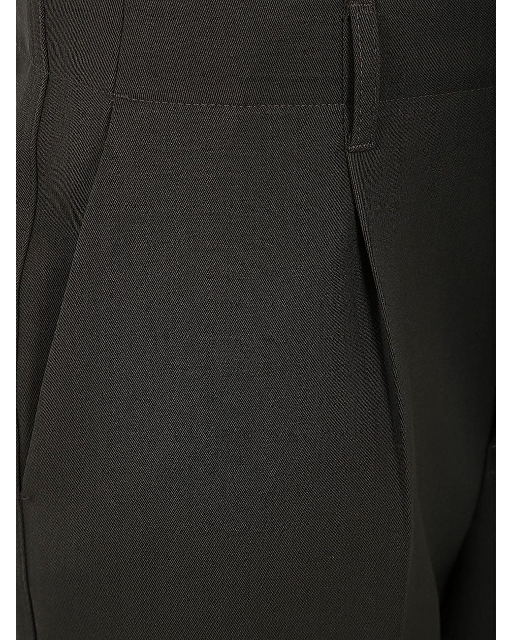 Zegna Black Pure Wool Pants for men