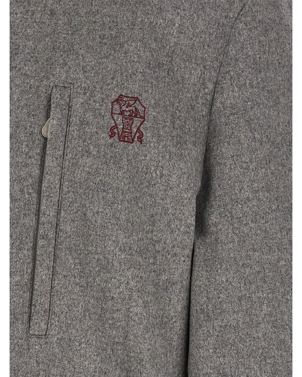 Brunello Cucinelli Gray 'Mountain' Saharan for men