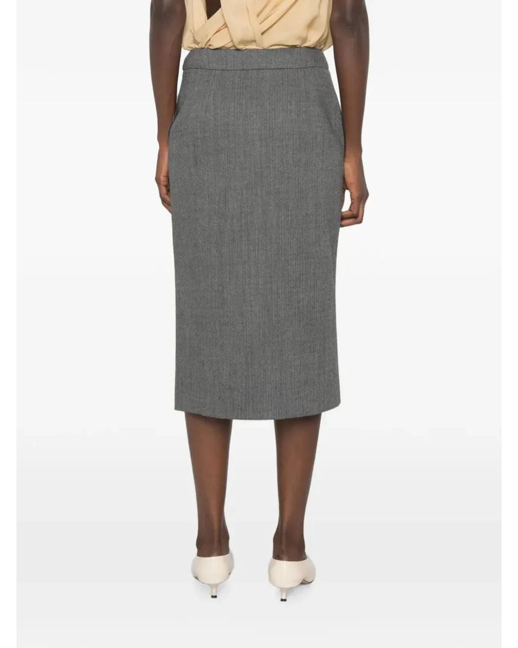 Ermanno Scervino Gray Falda