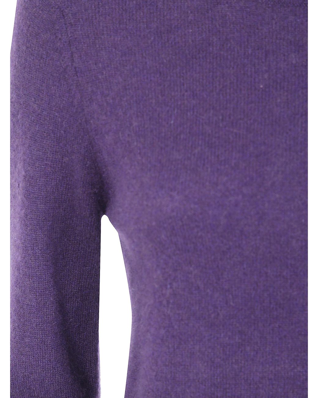 ABSOLUT CASHMERE Purple "Catelina" Round Neck Sweater