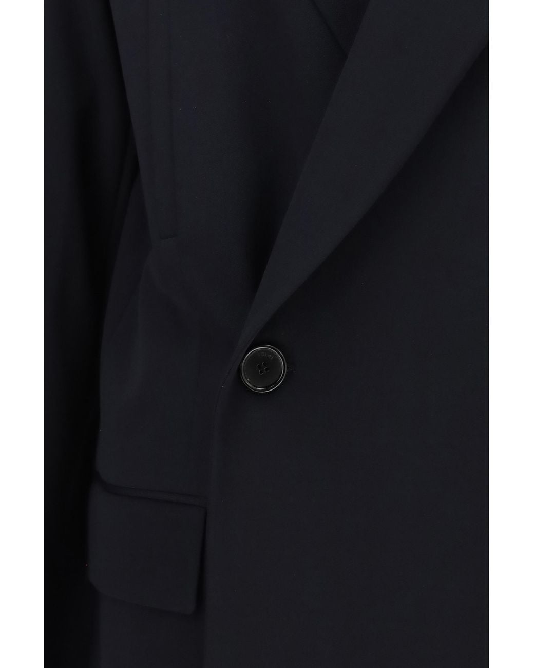 Loewe Blue Wool Coat
