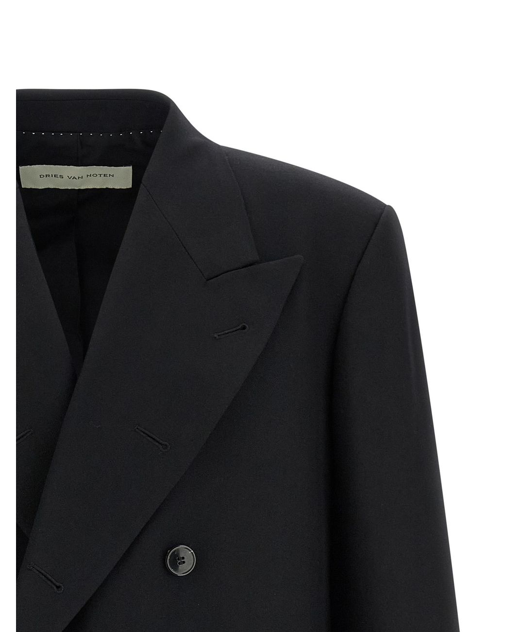 Dries Van Noten Black 'Bosar' Blazer for men