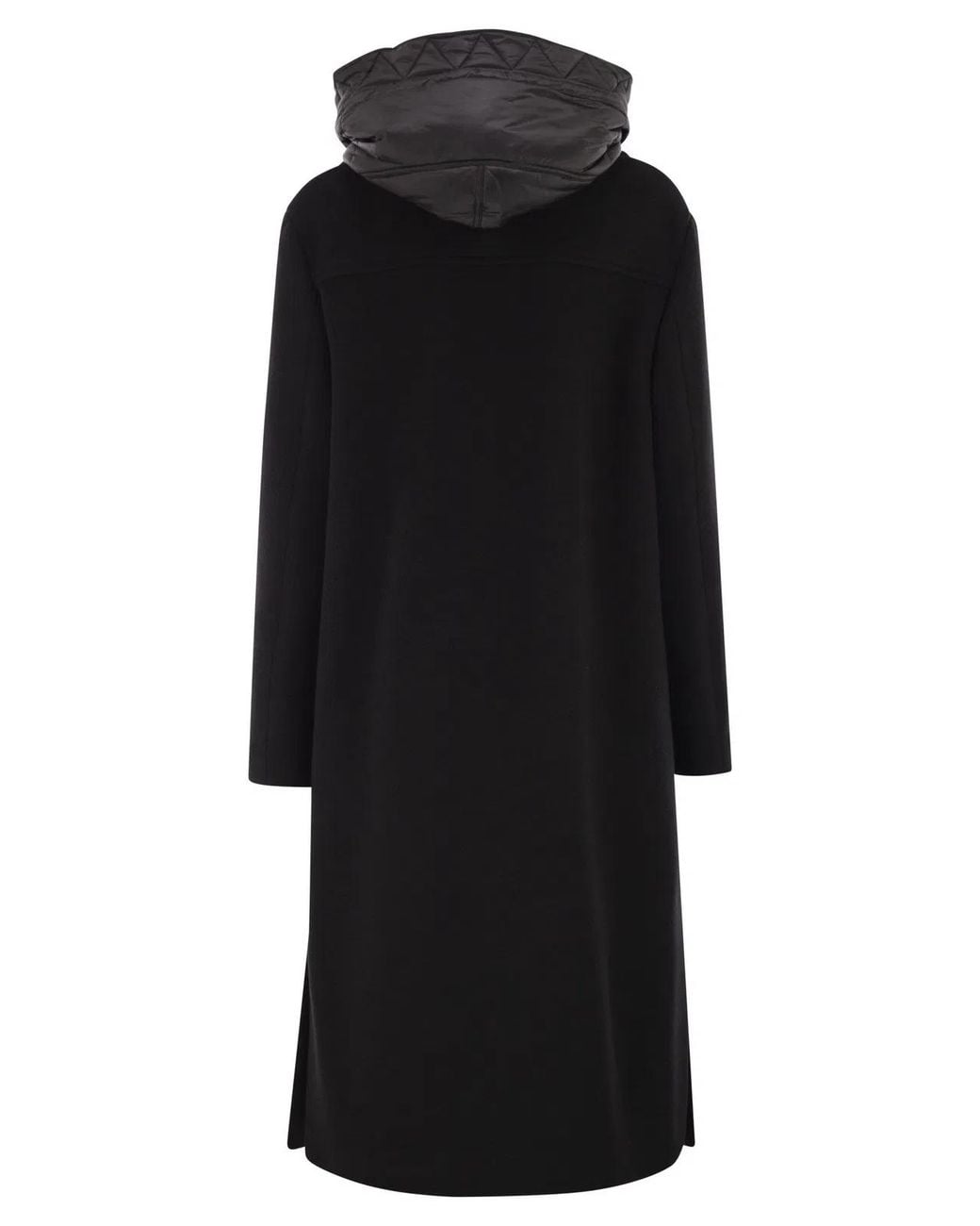 Fay Black Double Front Coat