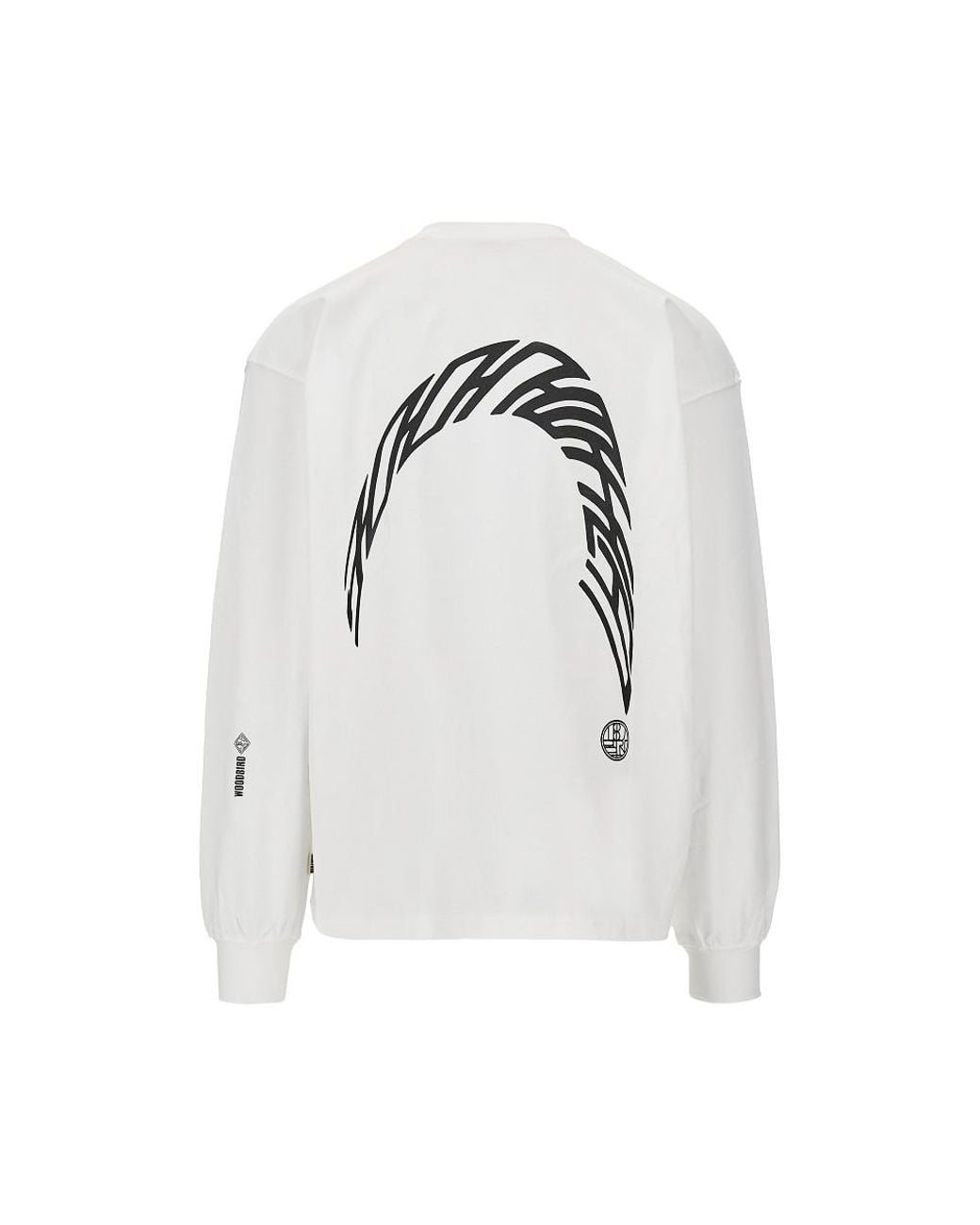 Woodbird White Wbbeam Long-Sleeved T-Shirt for men