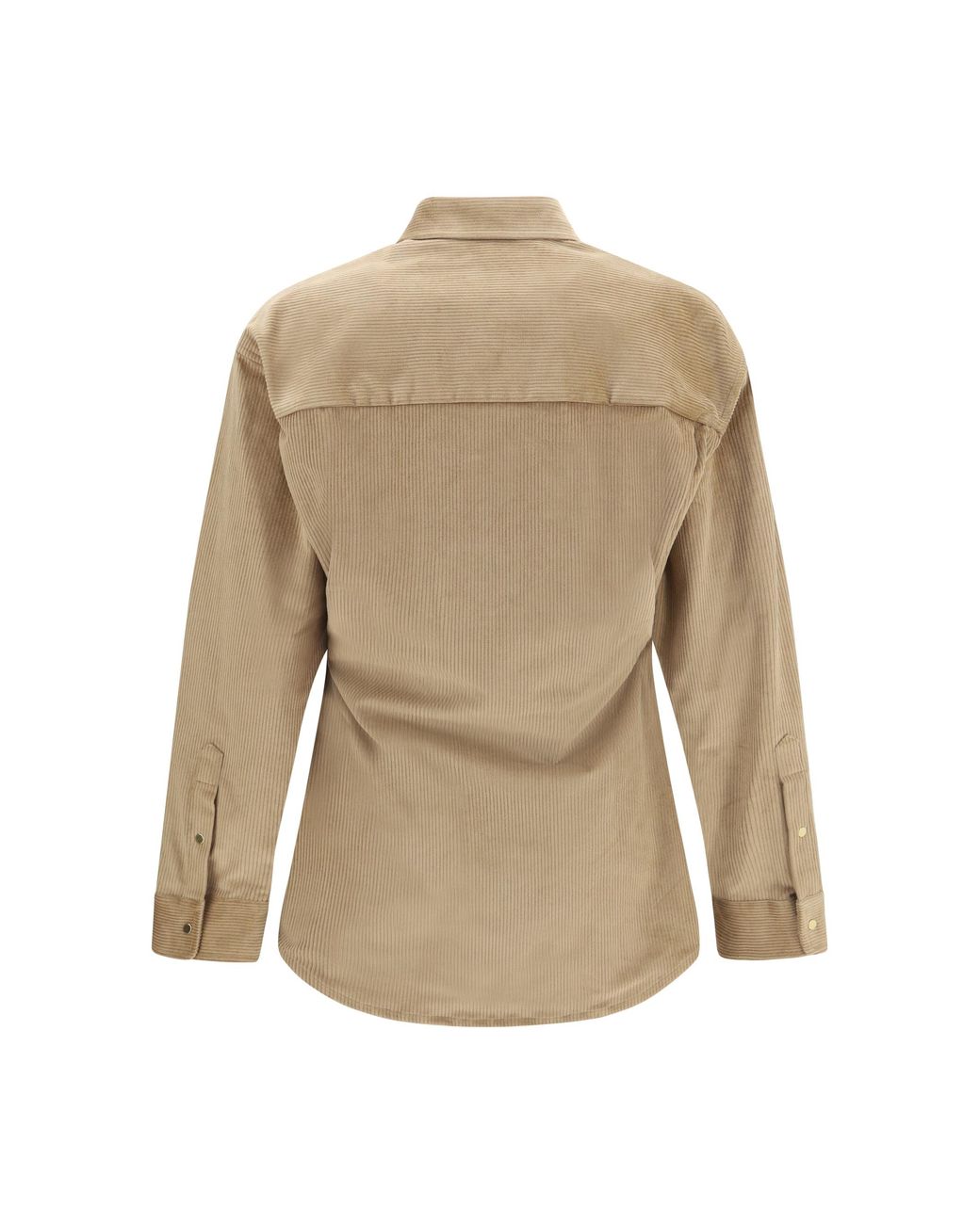 DARKPARK Natural Anne Corduroy Shirt Cotton; Elastane