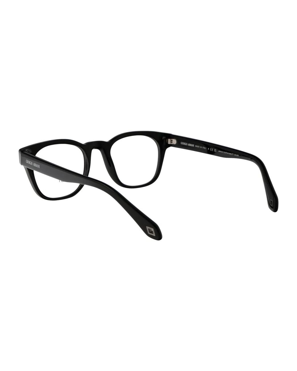 Giorgio Armani Brown Acetate Sunglasses