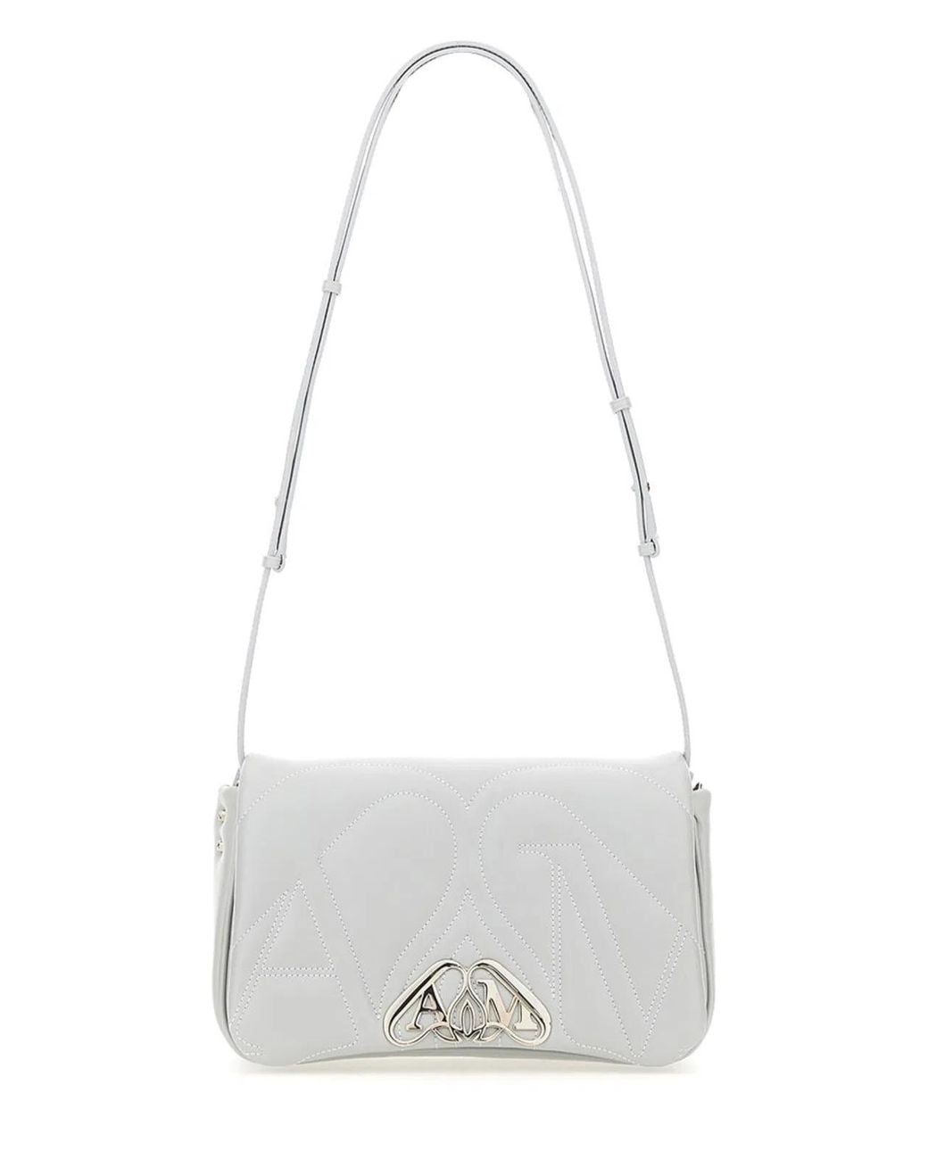 McQueen Gray Shoulder Bag Seal