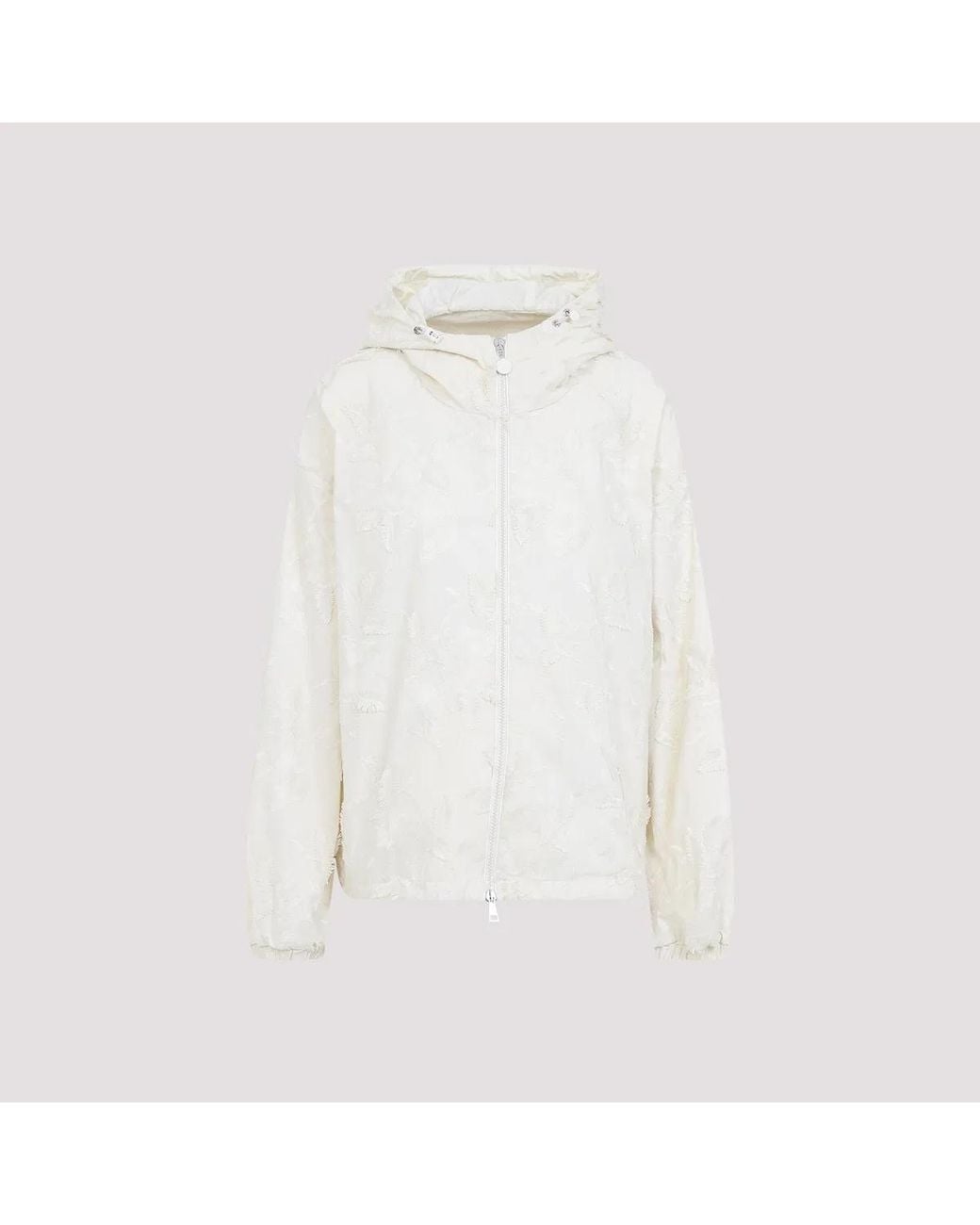 Moncler White Charmeil Giubbotto
