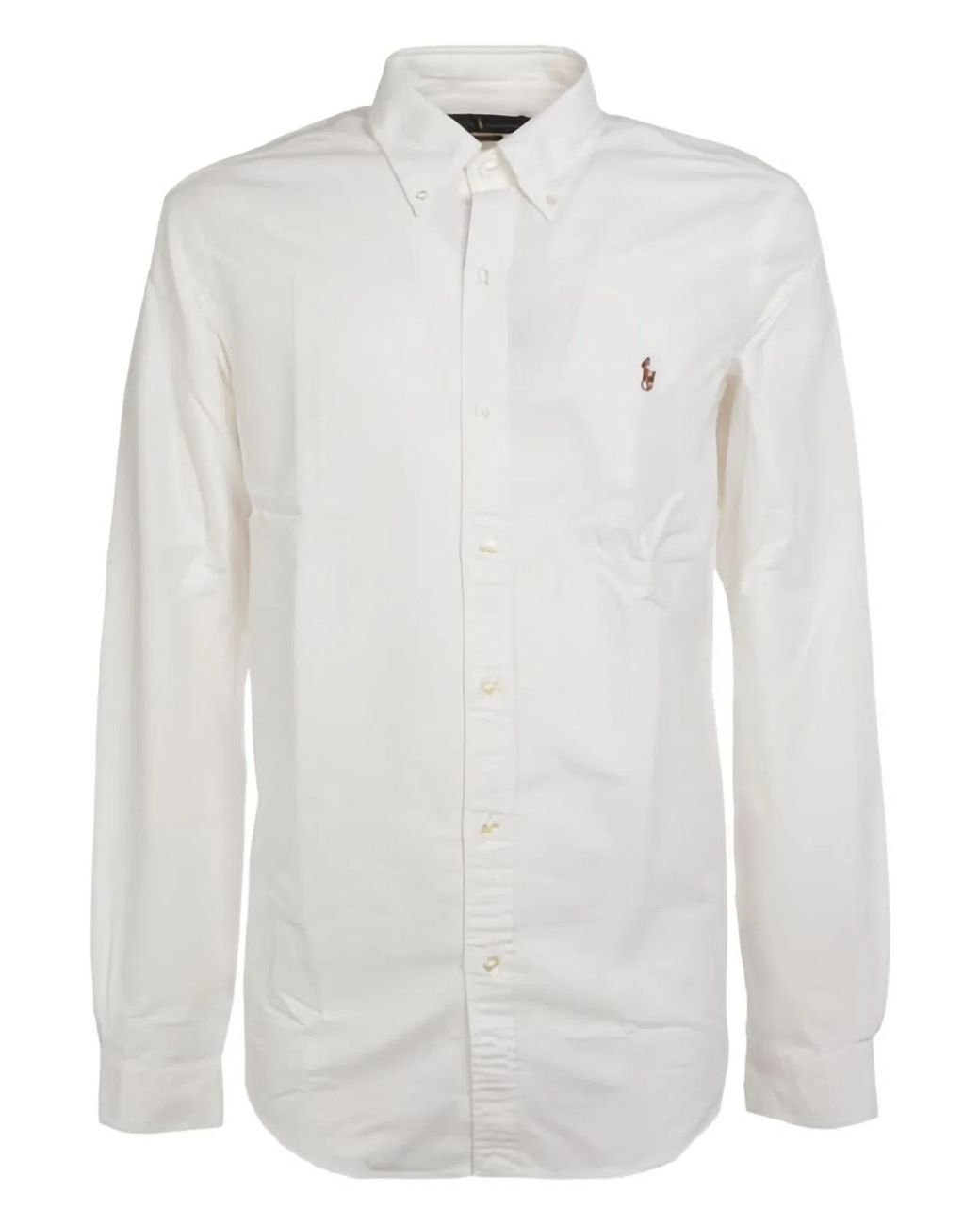 Ralph Lauren White Cotton Shirt for men