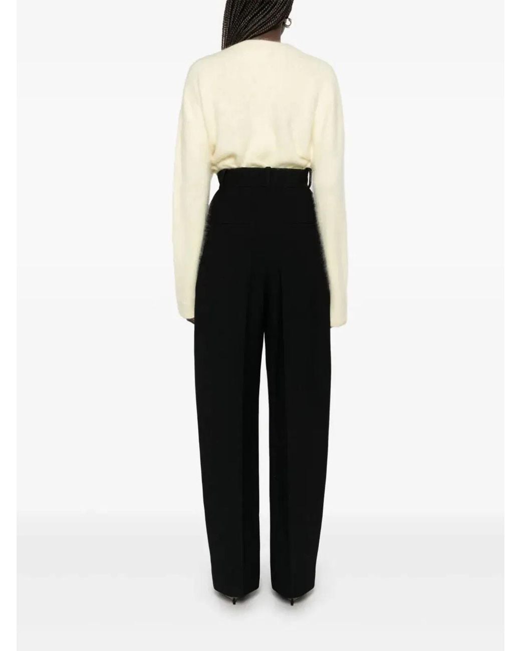 Khaite Black Maris Pant
