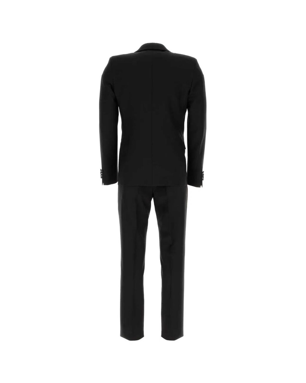 Prada Black Wool Blend Suit for men