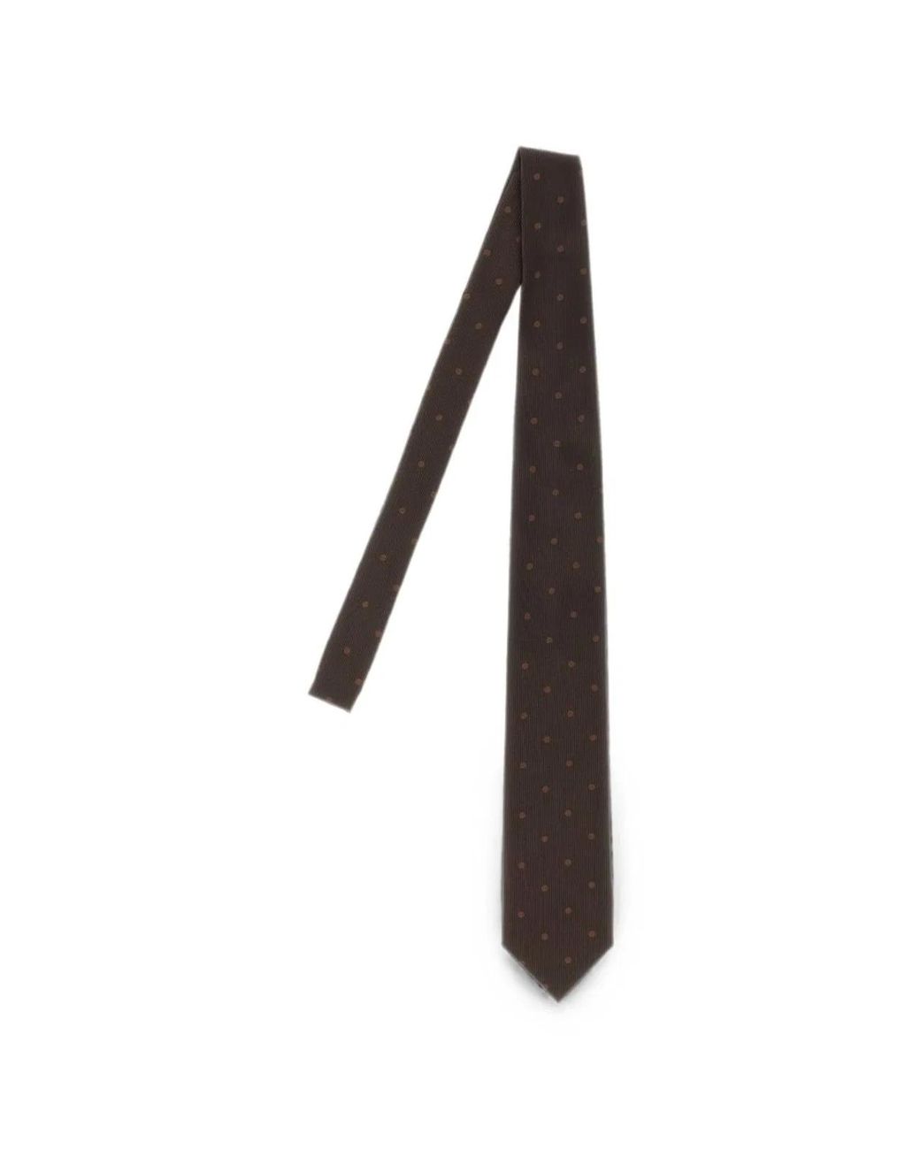 Tom Ford Black Polka Dot Tie for men