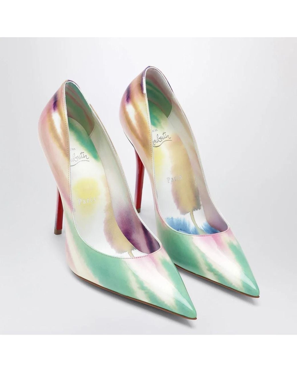 Christian Louboutin Green Miss Z Pumps
