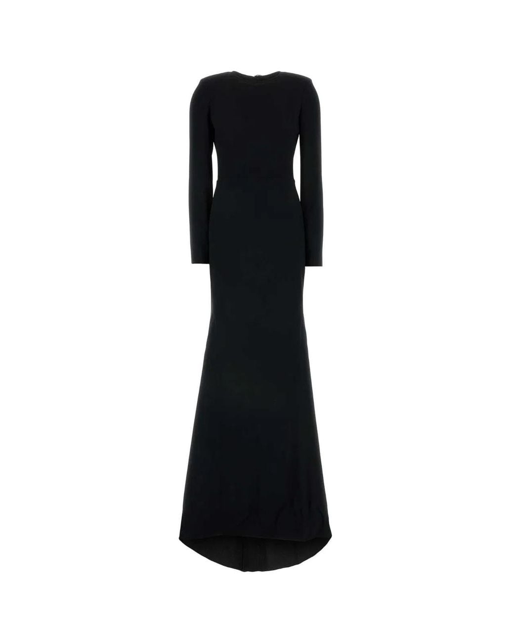Gucci Black Crepe Long Dress
