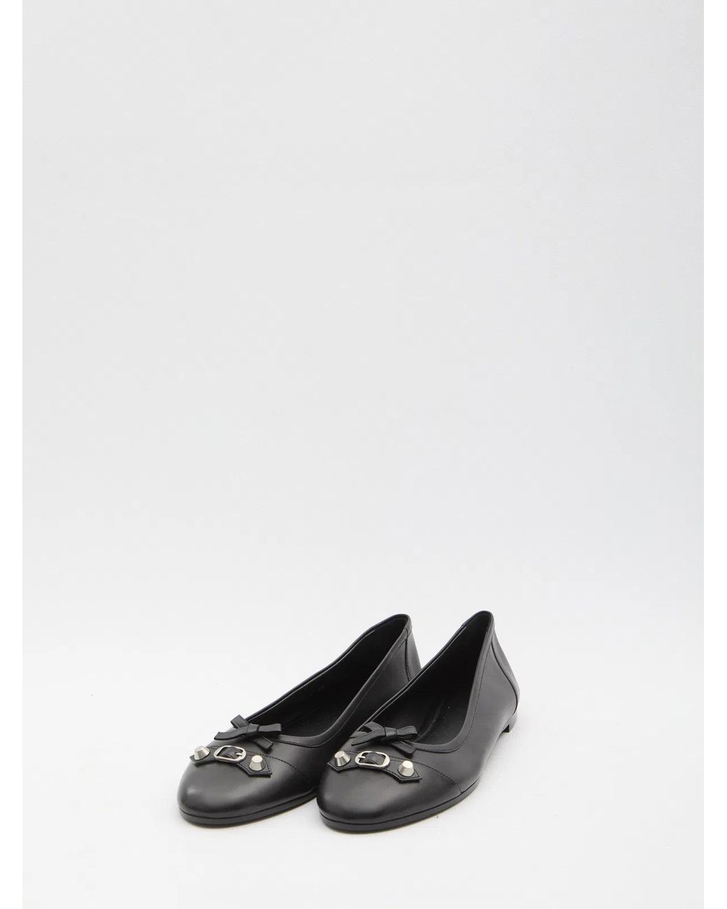 Balenciaga White City Up Ballet Flats