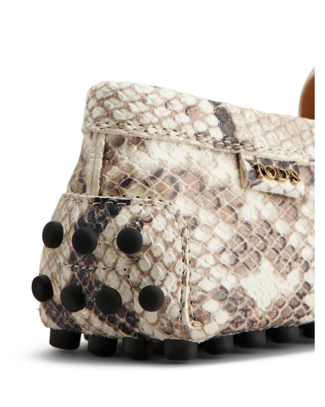 Tod's Natural Leather Flat Shoes