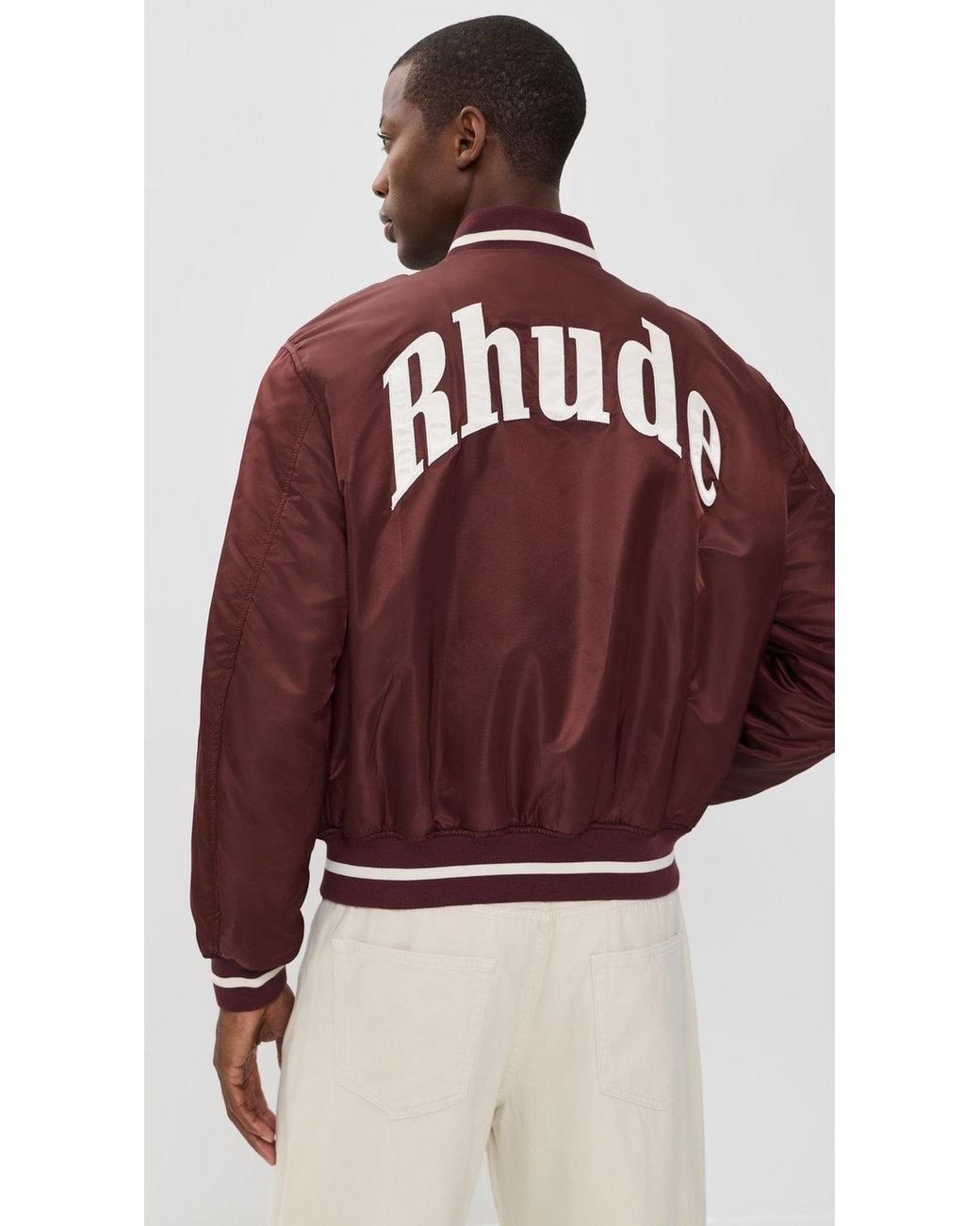 Rhude Red Souvenir Jacket for men