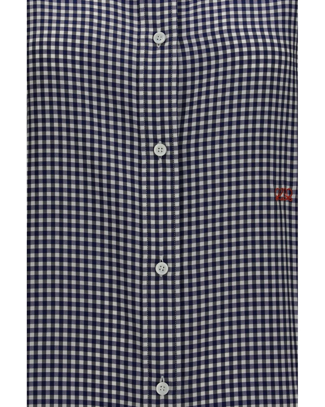 Loewe Blue Silk Shirt