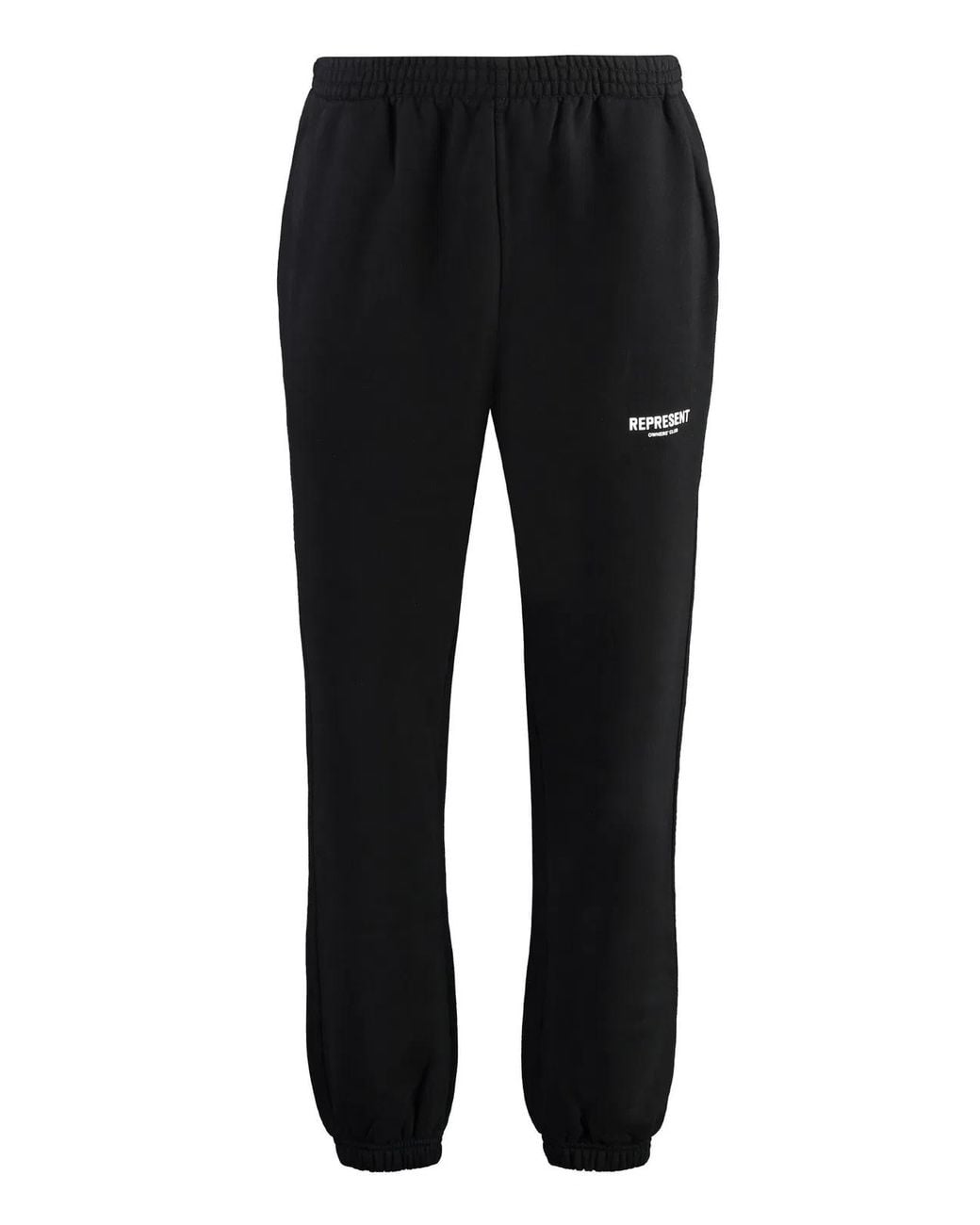 Represent Black Logo Print Sweatpants for men