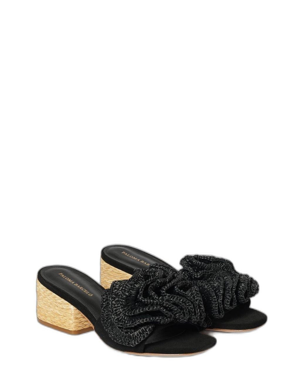 Paloma Barceló Black Paloma Barcelò Sandali Con Tacco Donna Nero