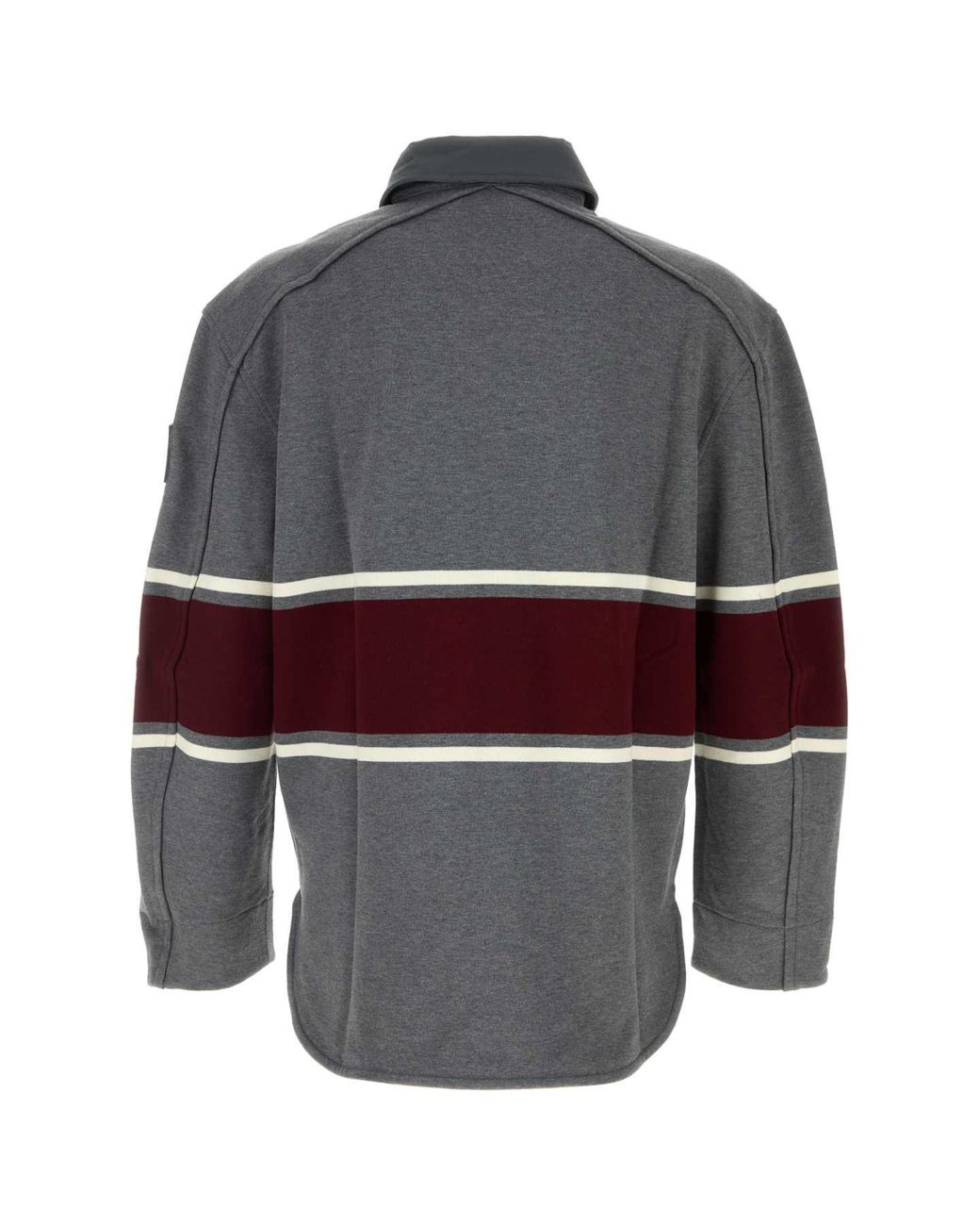 Bottega Veneta Gray Cotton Polo Shirt for men
