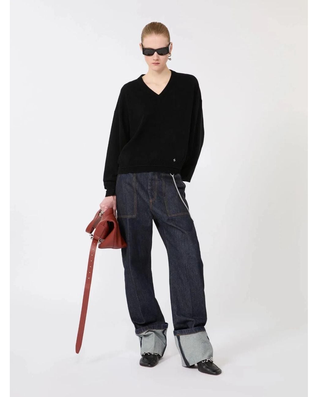Max Mara Blue Spdonorata Jeans