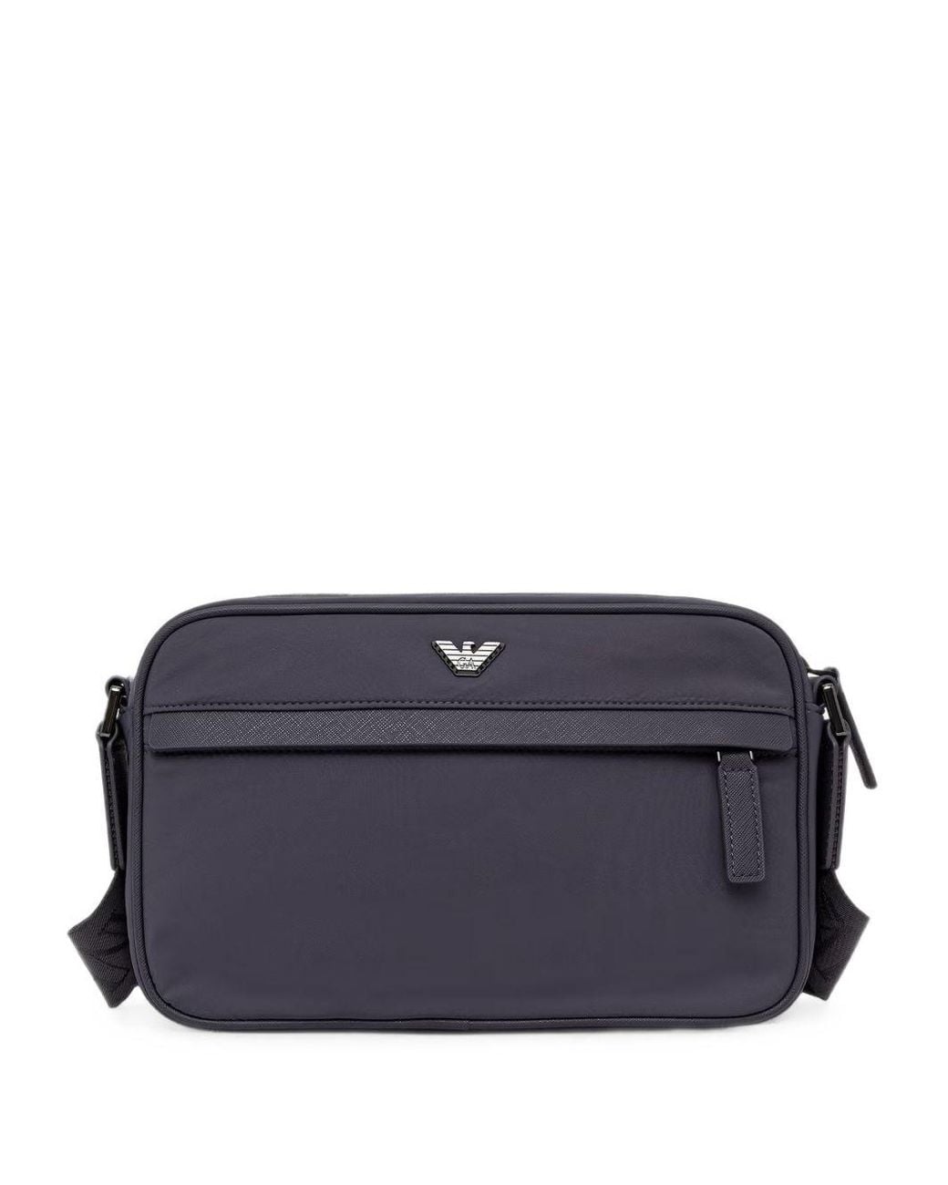 Emporio Armani Blue Logo Crossbody Bag for men