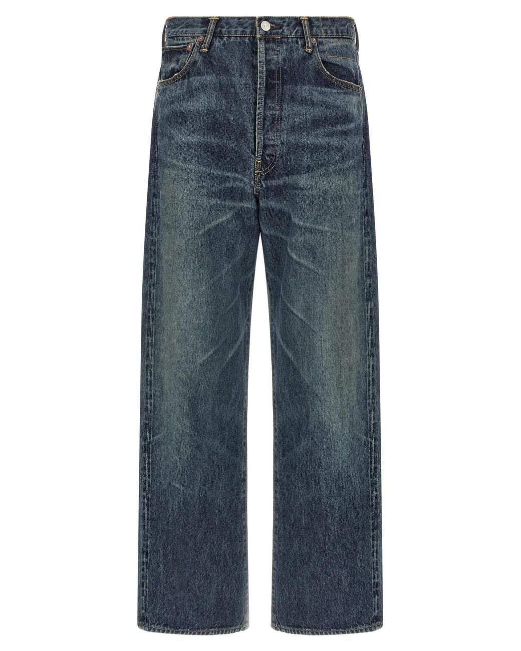 Visvim Blue 'Social Sculpture 01' Jeans for men