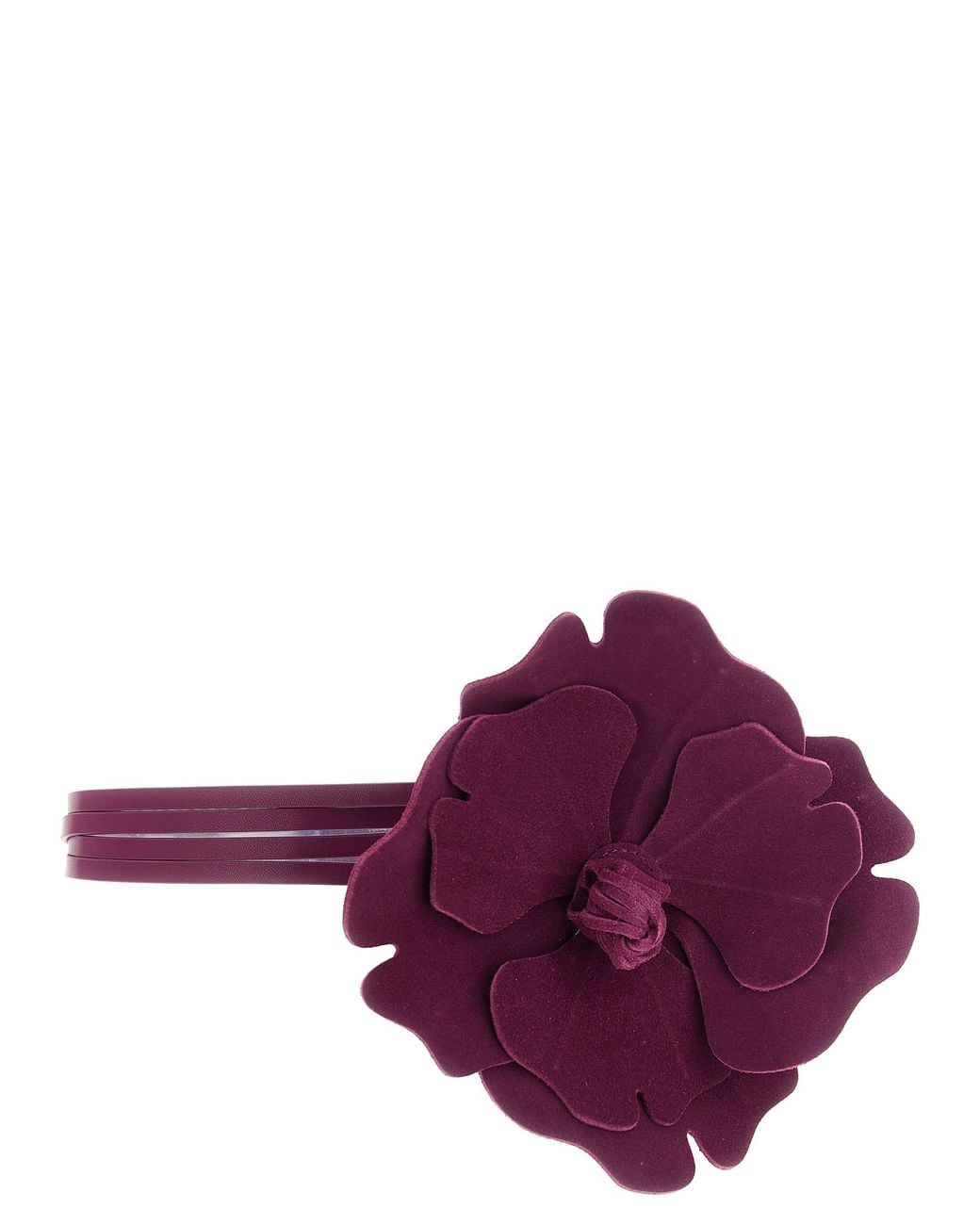 Pinko Purple 'Flower' Belt