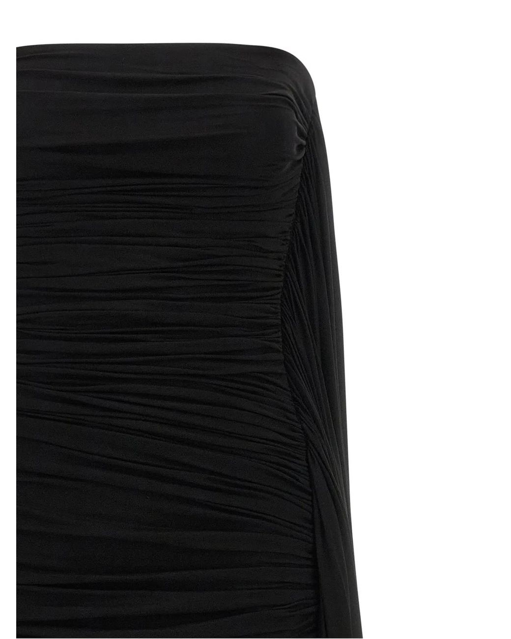Alexander Wang Black Asymmetrical Draped Dress