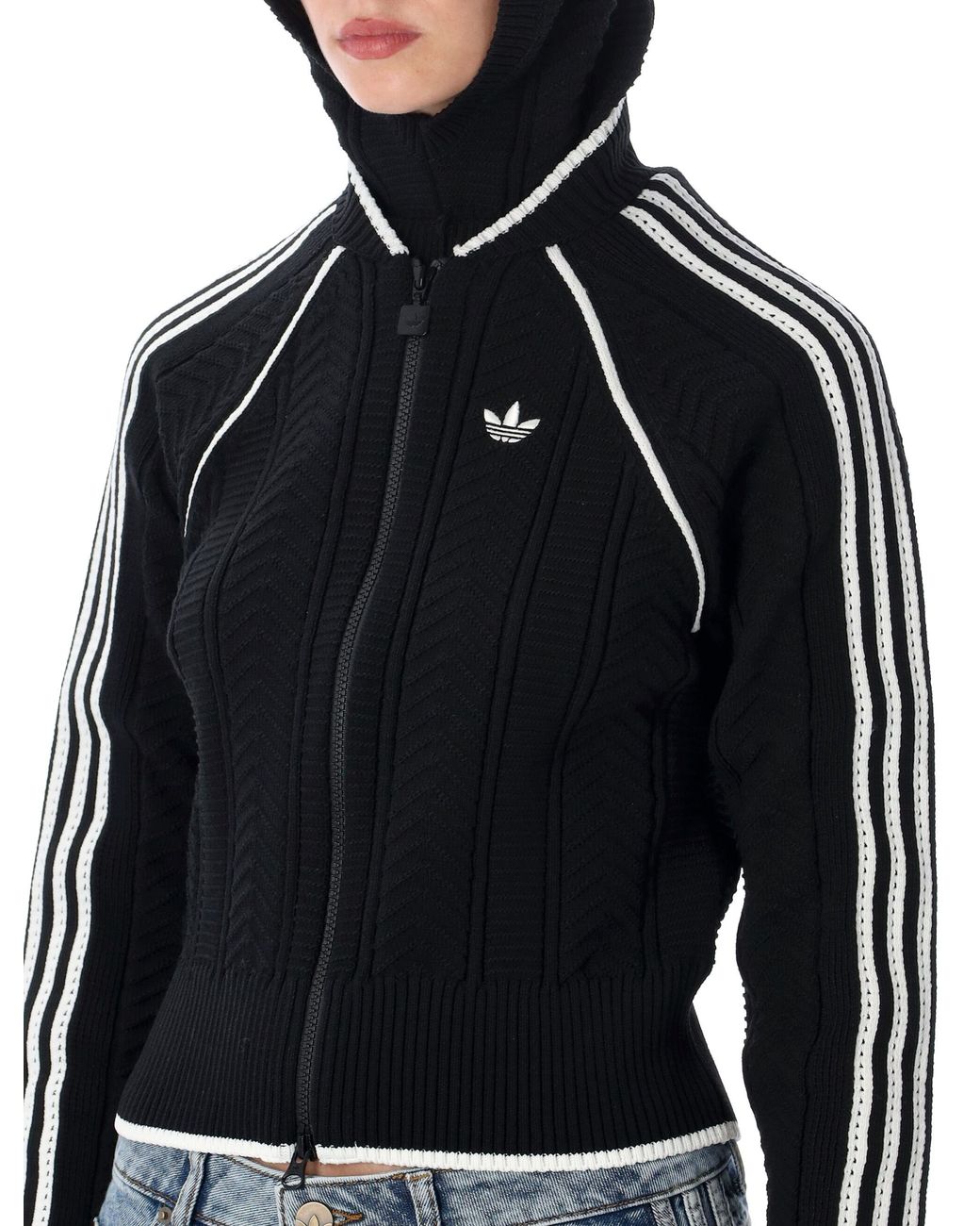 Adidas Originals Black Adidas/ Sst Knitted Track Jacket
