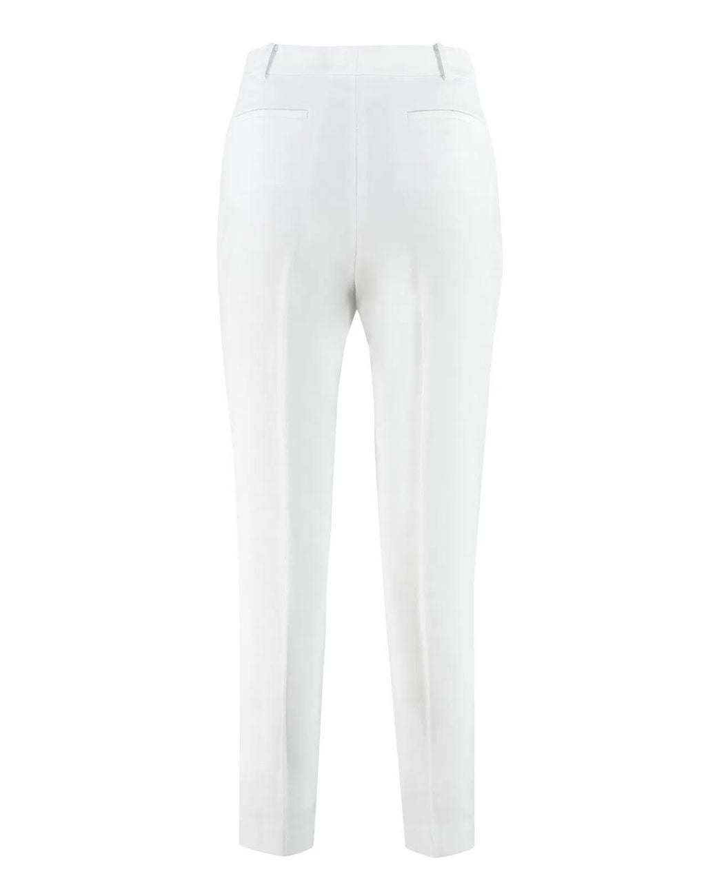 MICHAEL Michael Kors White Crêpe Trousers