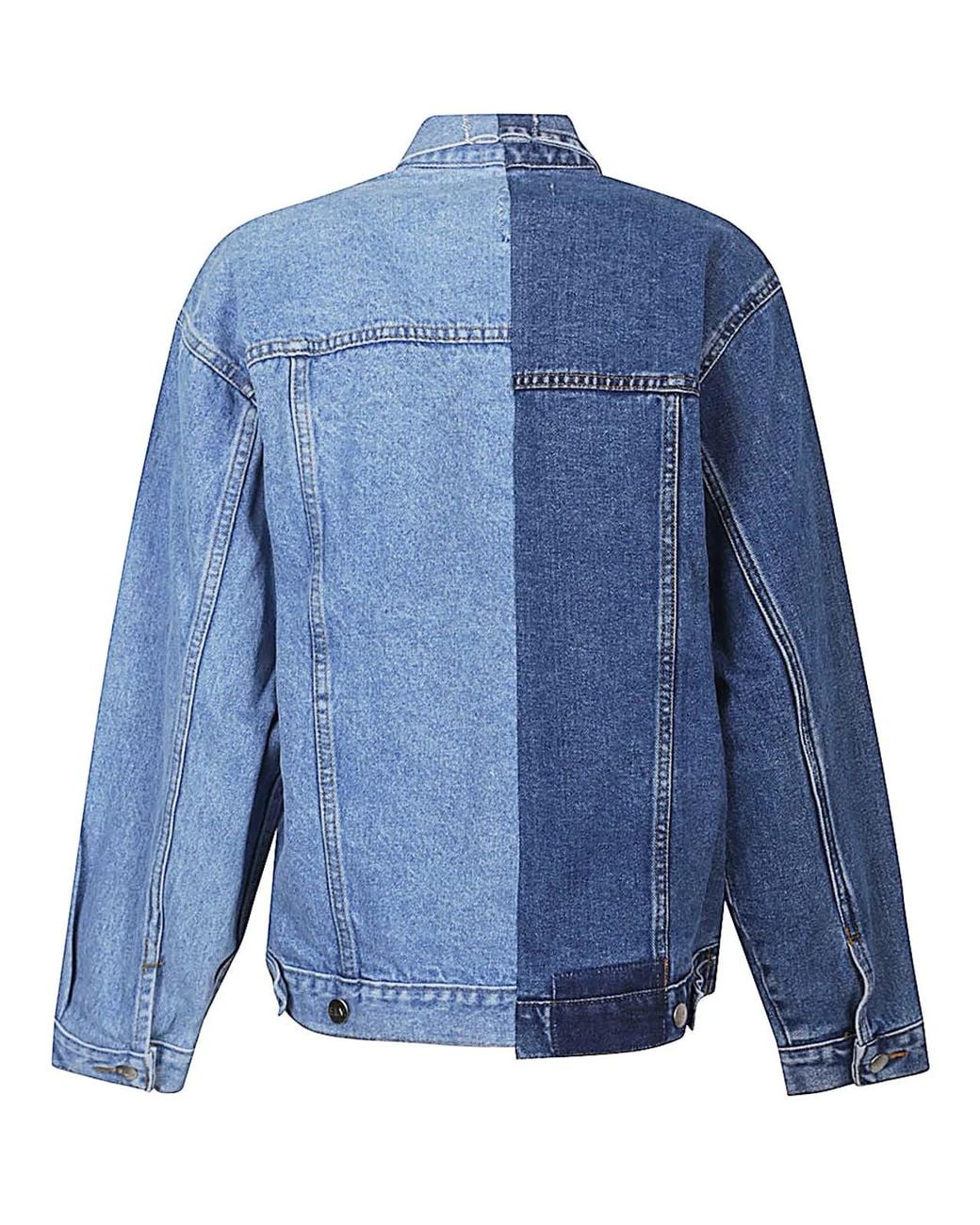 E.L.V. Denim Blue Denim Cotton Jacket