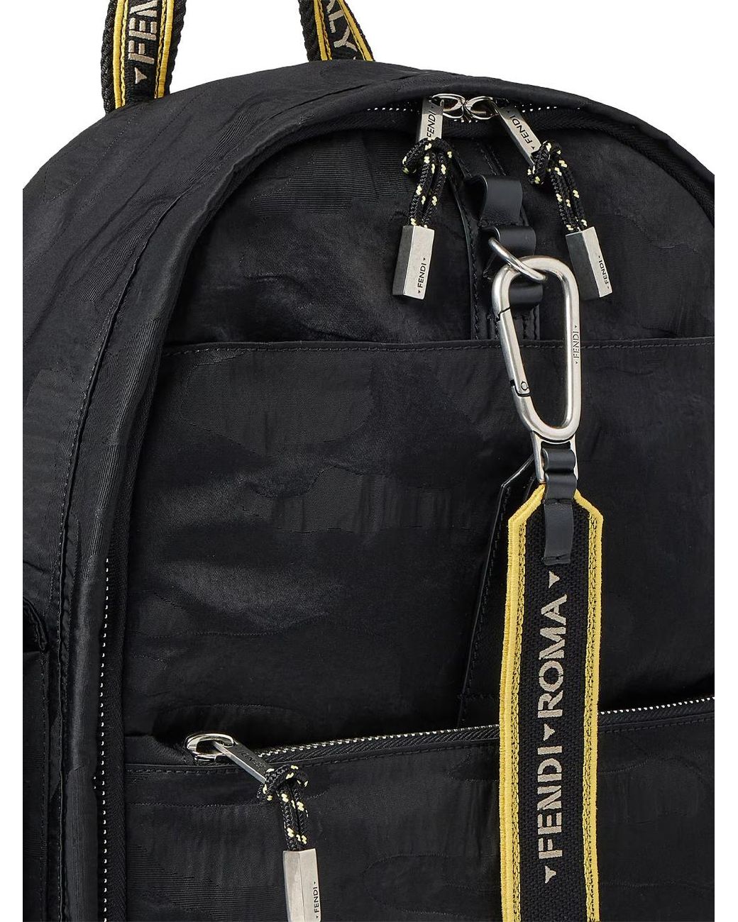 Fendi Black Climb Backpack for men