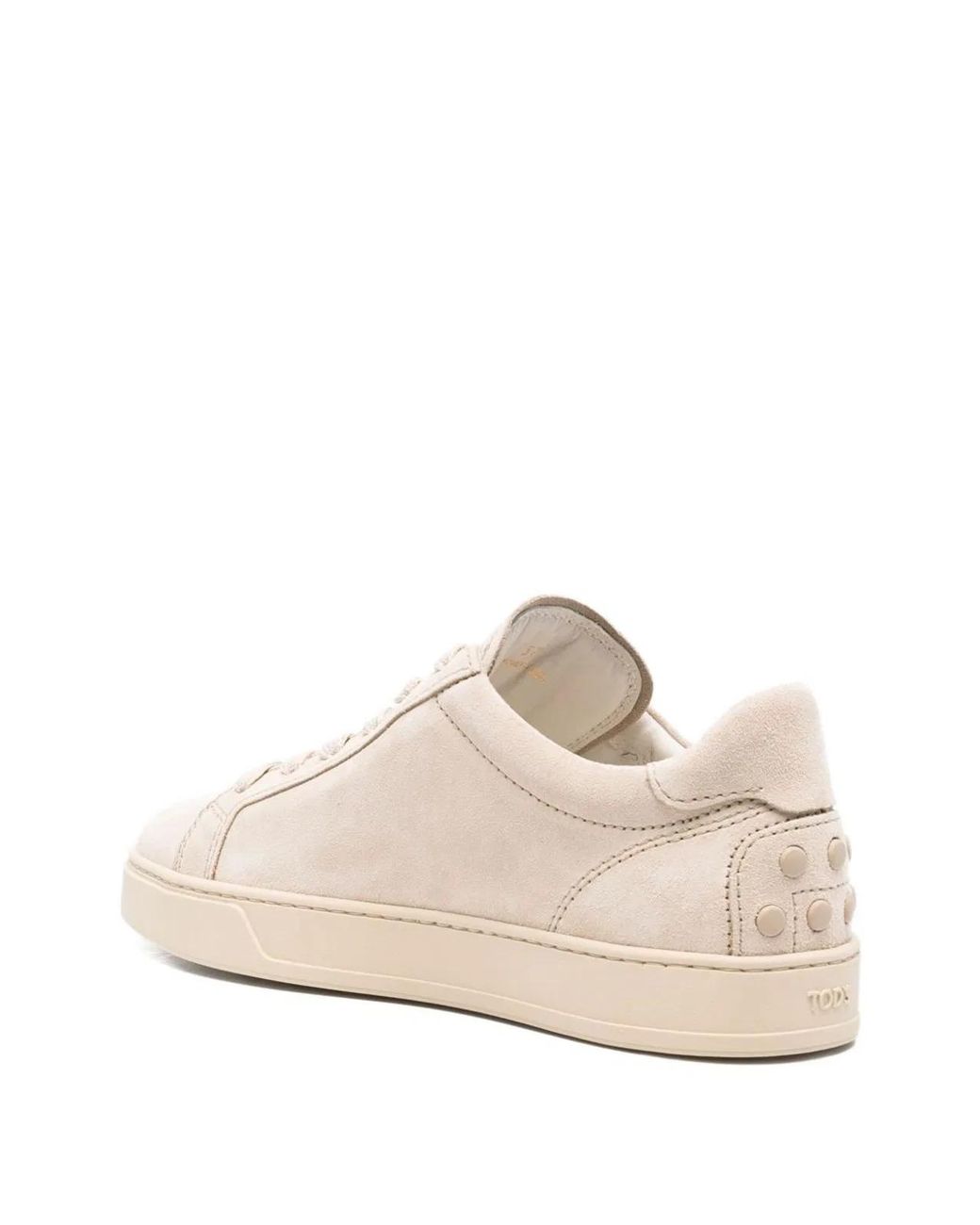 Tod's Pink Suede Leather Trainers