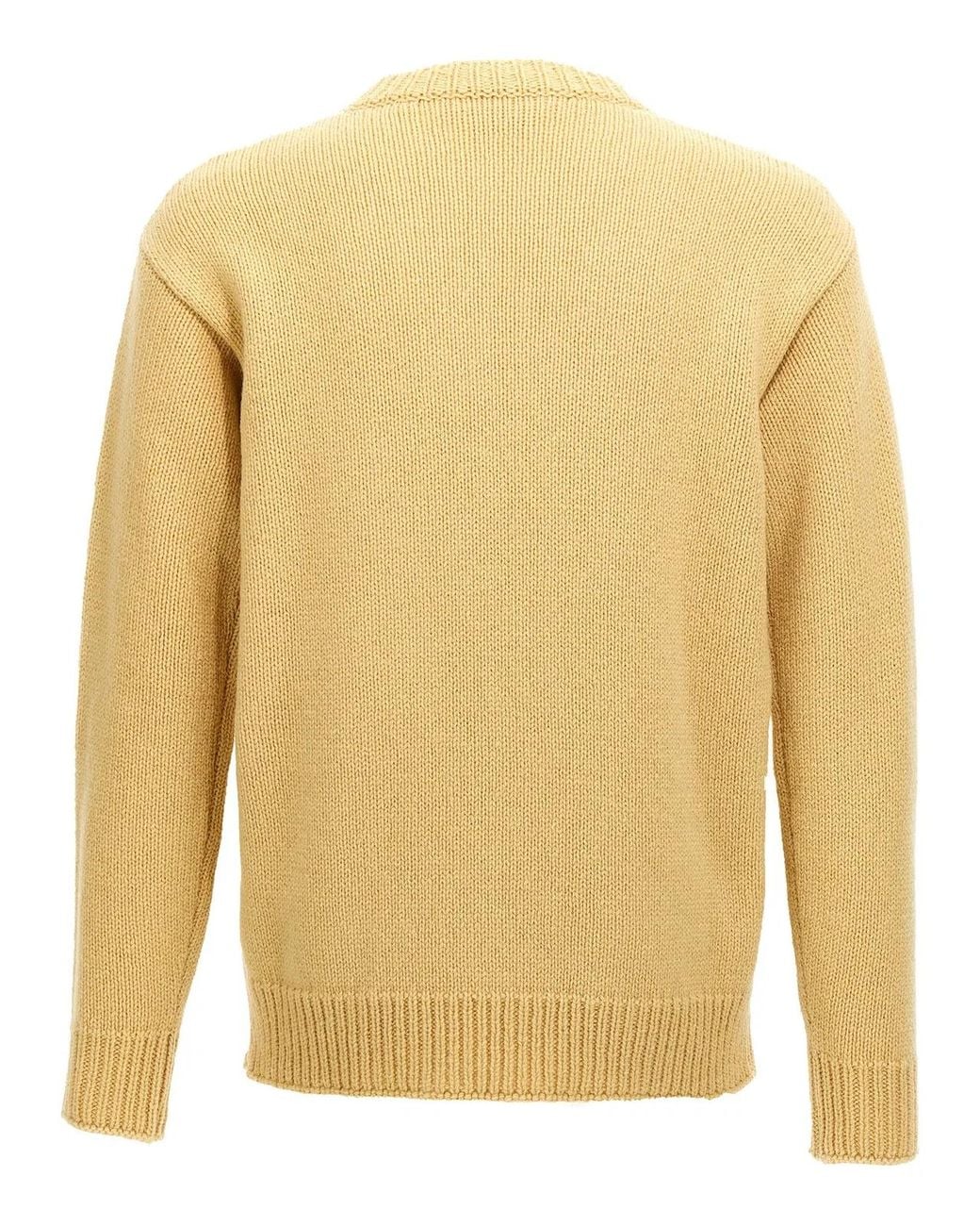 Marni Yellow Wool Sweater for men