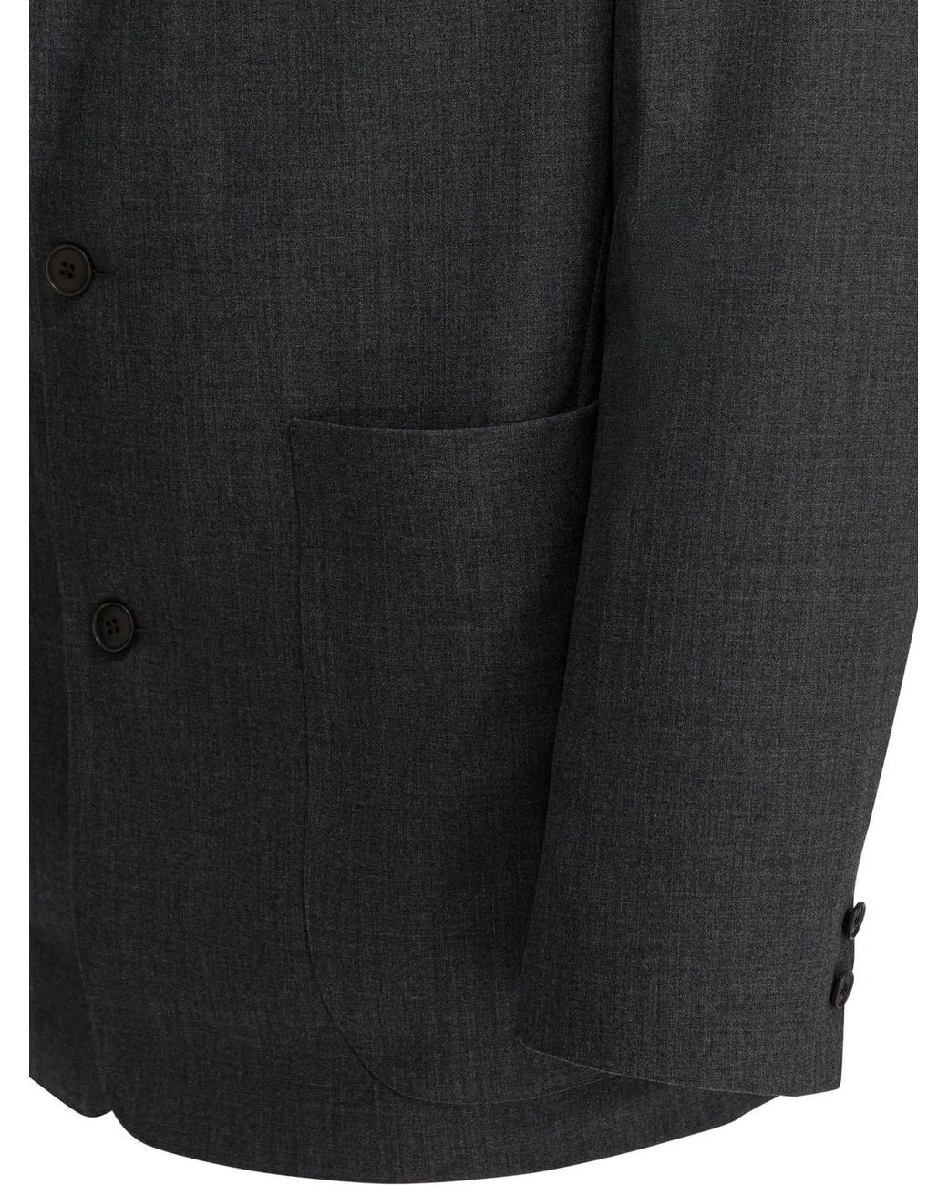 Beams Plus Black Wool Jacket for men