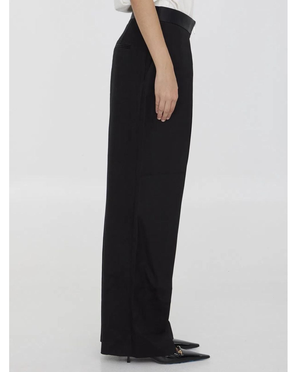 Khaite Black Marine Pants