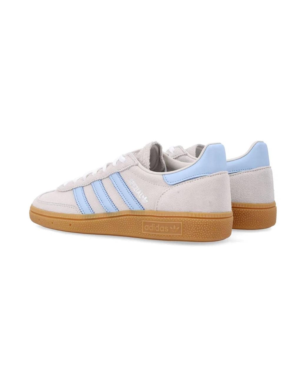 Adidas Originals White Adidas Handball Spezial Suede Sneakers