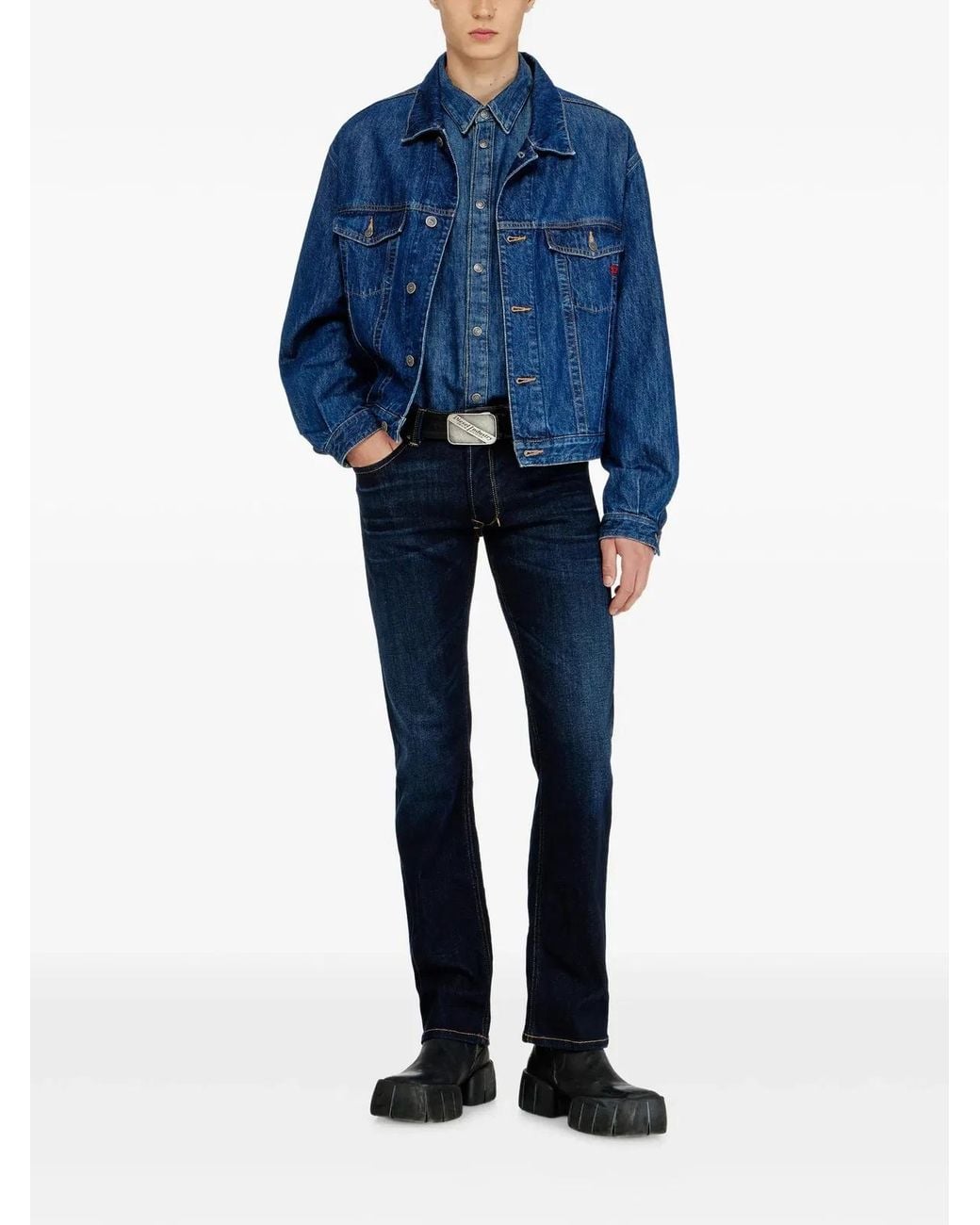 DIESEL Blue 1985 Larkee L.32 Pants for men