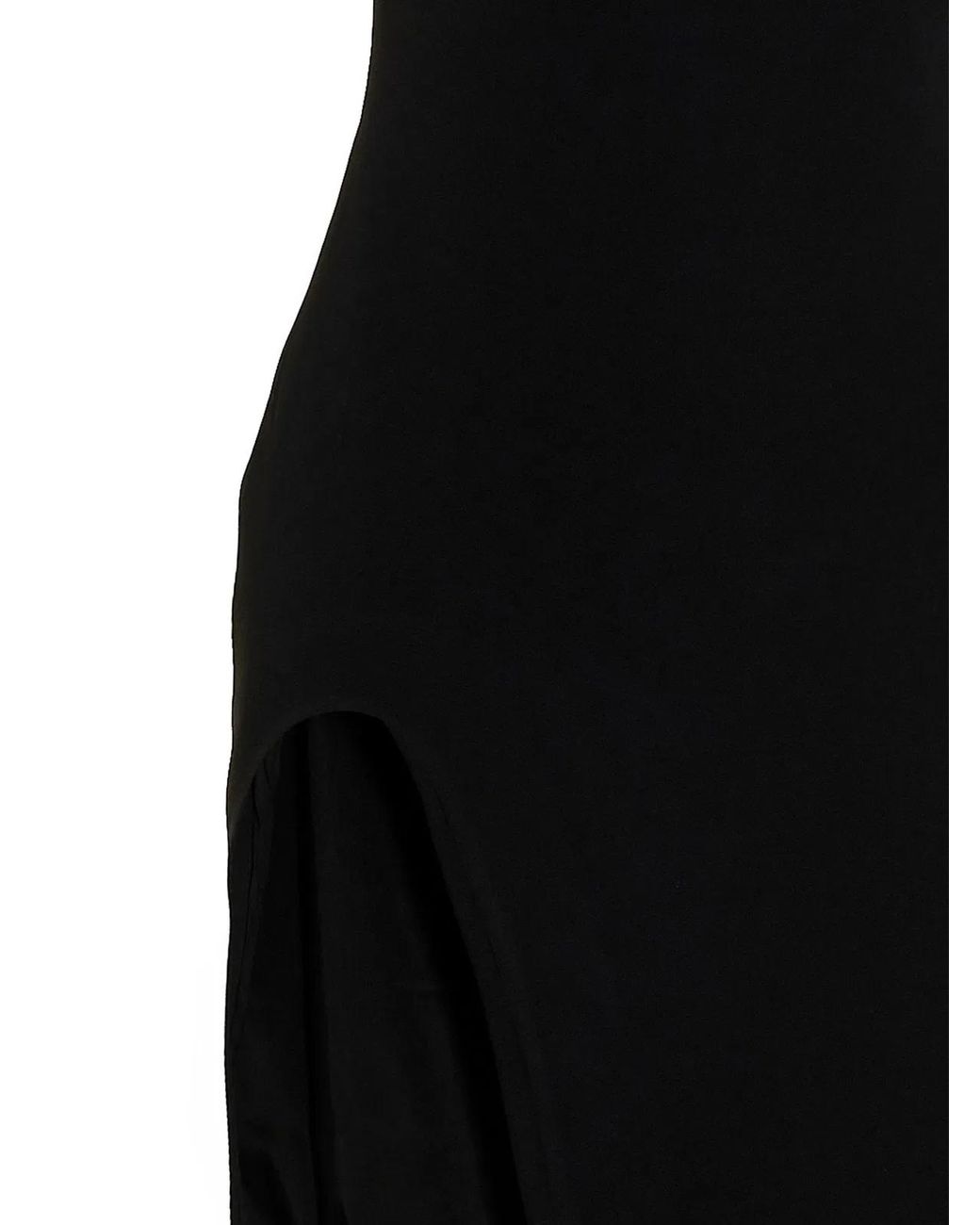 David Koma Black 'Open Leg Cami' Dress