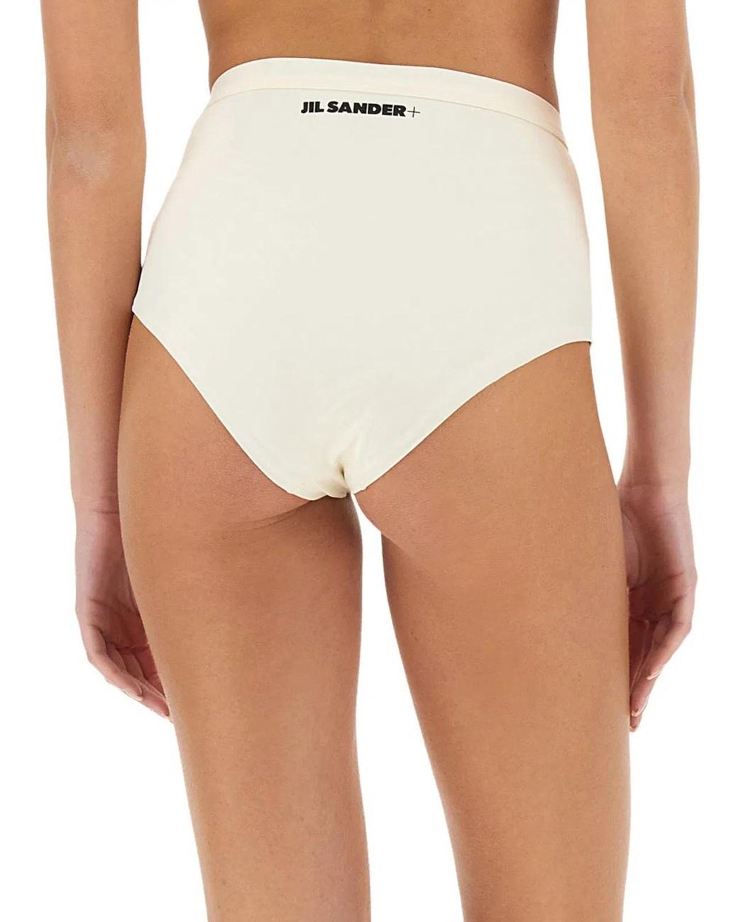 Jil Sander White Bottom Bikini